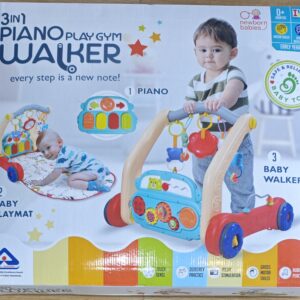 3-in-1 Piano Play Gym Walker for Babies | Baby Activity Gym, Musical Piano & Learning Walker | Newborn Baby Toy 0+ Months