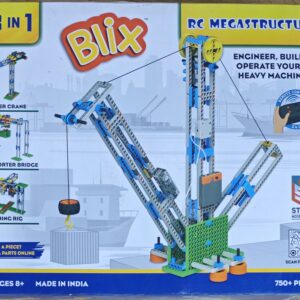 Blix RC Megastructures 8-in-1 Remote Control STEM Construction Set (750+ Pieces)