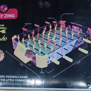 Simarr Play Zing Jumbo Table Top Foosball Game | 92 cm Large Indoor Football Table Game for Kids & Family