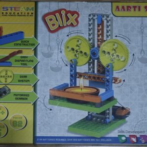 Blix Aarti Set STEM Construction Kit | Motorized DIY Aarti Machine | 82 Pieces | 5 Models | Ages 8+