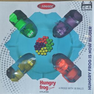 SIMARR Hungry Frog Game 4 Player | Big Frog Board Game with 36 Balls | Fun Family Game for Kids 5+