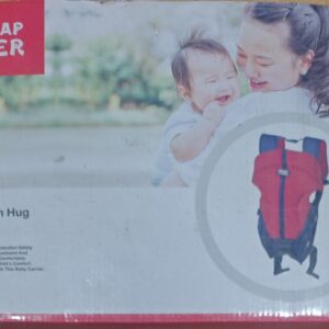 Baby Wrap Carrier | Lightweight Adjustable Baby Carrier | Red & Black | Model BLK-20066