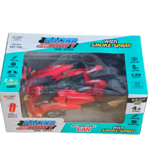 Wonder Toys Racing High Speed Drift RC Car with Smoke Spray | Rechargeable | 2.4GHz Remote