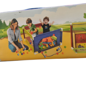 Baby Fence Ball Pool with 50 Balls | Indoor & Outdoor Play Area for Kids 1+ Years