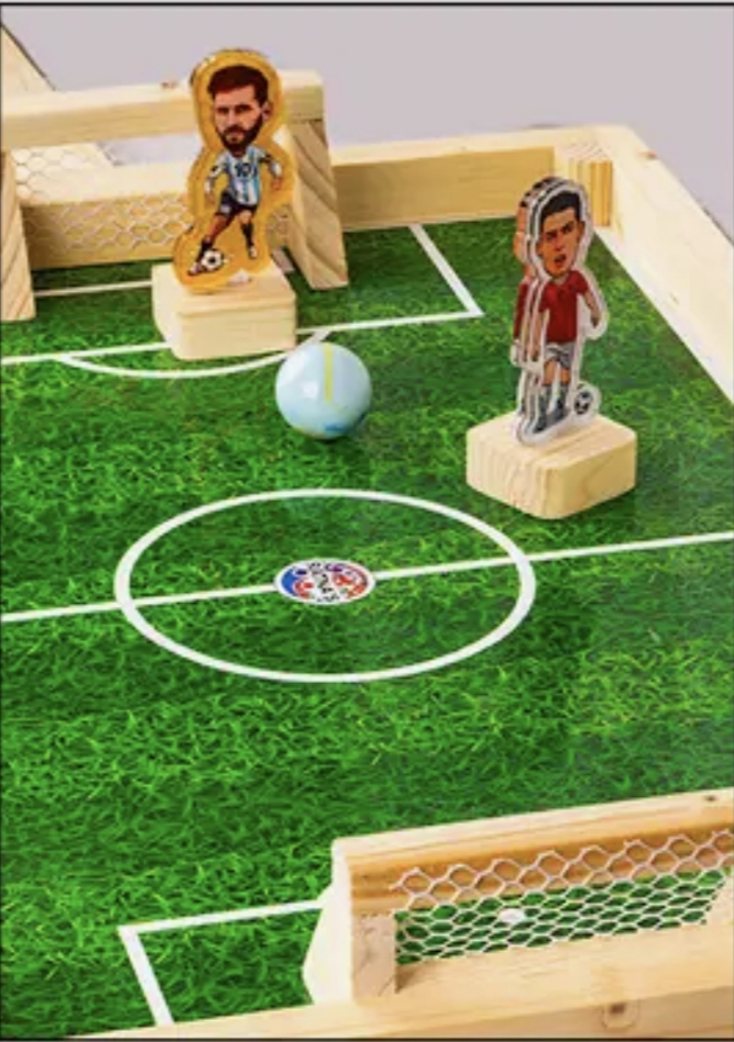 Magnetic Football – Wooden Tabletop Game - Image 2