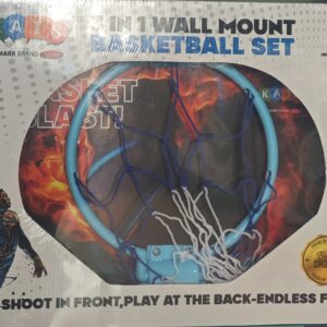 KATS 3-in-1 Wall Mount Basketball Set | Basketball Hoop, Dot Game & Tic-Tac-Toe | Indoor & Outdoor Sports Toy | 3+ Years, | APJ Toys Gurgaon