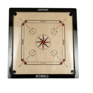 COSCO Sapphire Carrom Board 33 Inches Wooden Carrom Board