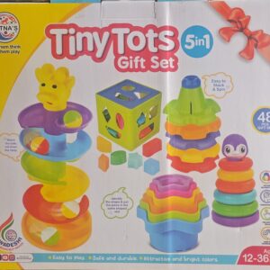 Ratna's TinyTots 5-in-1 Gift Set | Montessori Educational Learning Toy Set for Toddlers (12-36 Month