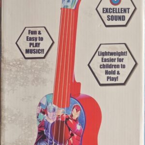 Kriiddaank My First Guitar for Kids | Avengers Toy Guitar | Lightweight Musical Instrument | Pretend Play | Age 3+