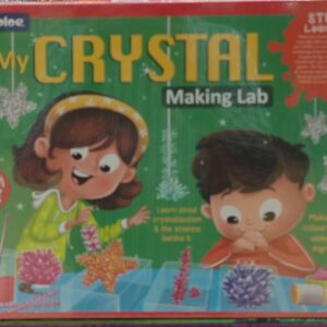 Exploe My Crystal Making Lab – STEM Science Kit for Kids (Age 8+) | DIY Crystal Growing Experiment Set | Educational Learning Toy