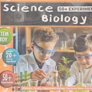 Play Craft Science Biology – 50+ Experiments | DIY STEM Educational Science Kit for Kids (Age 8+) | Biology Lab Set