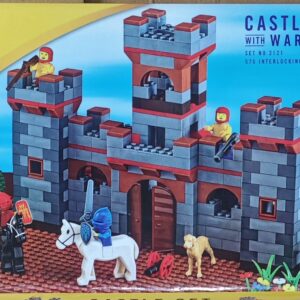 Smart Blocks Castle Set with Warriors – 575 Pieces Building Block Set | Peacock Toys