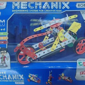 Zephyr Mechanix Robotix-1 Motorized STEM Engineering Kit (114 Pieces) | APJ Toys