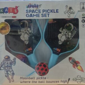 Simarr KATS Space Pickle Game Set | Outdoor Paddle Game with 2 Rackets & Moon Ball | Age 3+