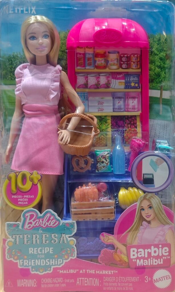 Barbie & Teresa Recipe for Friendship Malibu at the Market Doll & Playset | 10+ Pieces | Age 3+ | APJ Toys