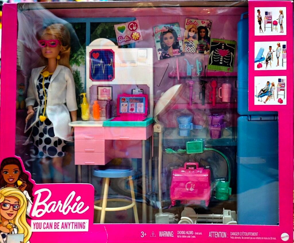 Barbie Doctor Doll & Clinic Playset — APJ Toys