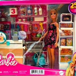 Barbie Supermarket Playset with Doll, Shopping Cart & 25+ Accessories | Mattel | APJ Toys