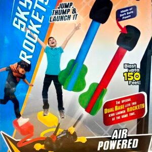 EKTA Sky Rockets 4 Foam Rockets with Stomp Launcher | Air Powered Rocket Toy for Kids 5+ Product Description: | APJ Toys